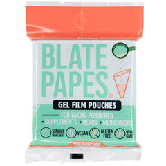 Blate Papes estuche frontal mostrando 120 pouches y beneficios prácticos