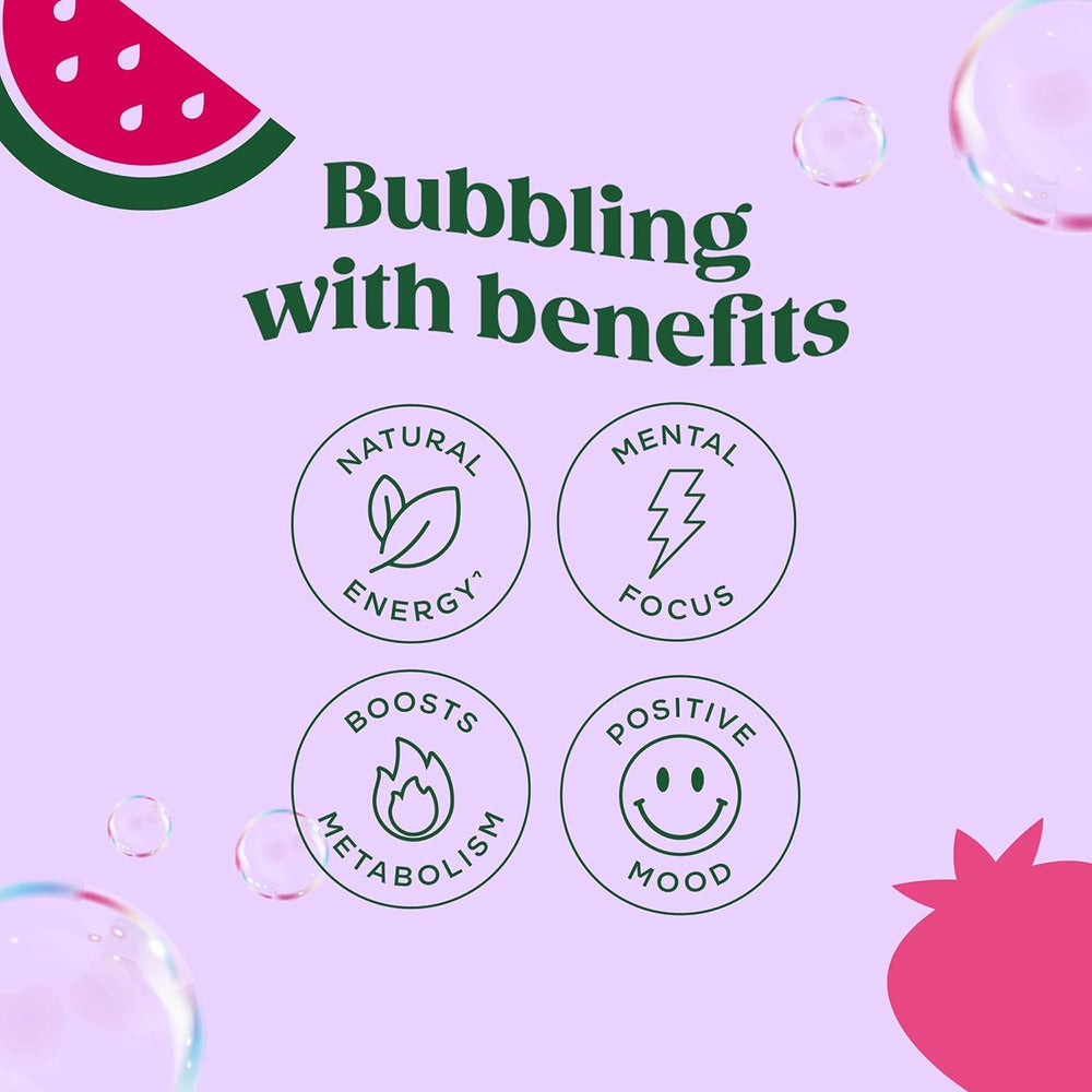 Bloom Nutrition bebida en mochila para estilo de vida activo y energía
