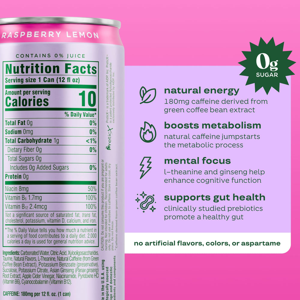 Bloom Nutrition lata en mano para comparación de tamaño, portable y lista para llevar
