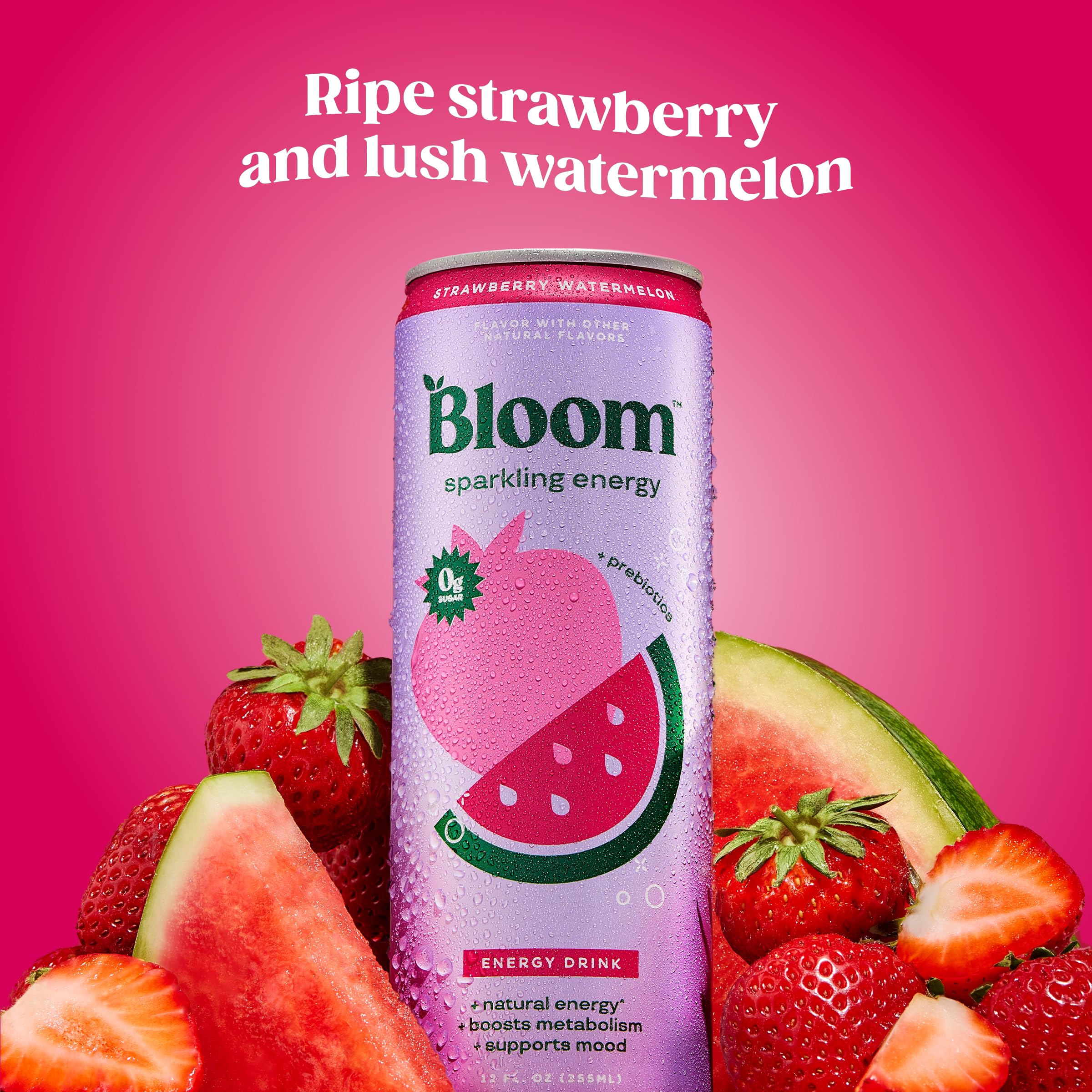 Bloom Nutrition close-up de burbujas en bebida para textura refrescante