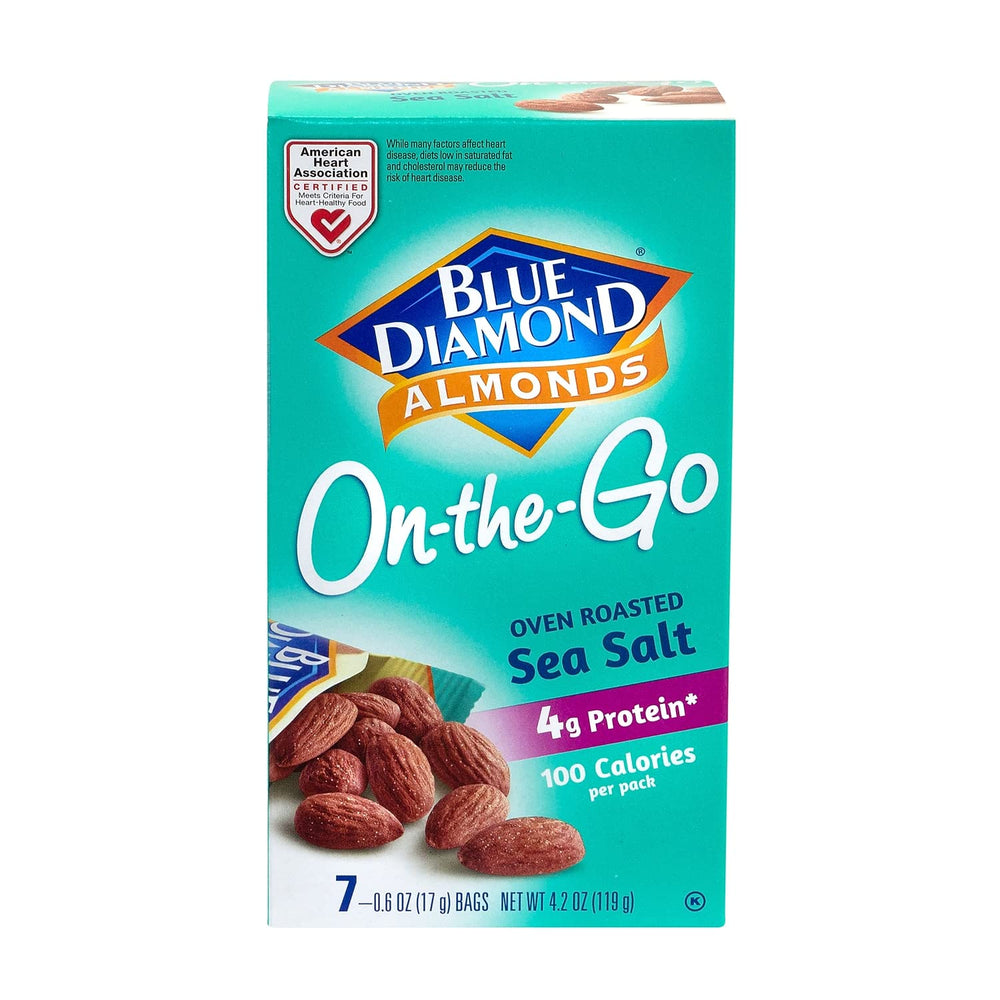 Blue Diamond paquete sobre mesa de oficina, opción práctica para trabajo