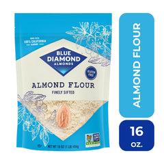 Blue Diamond Almonds harina en taza medidora, porciones precisas para recetas