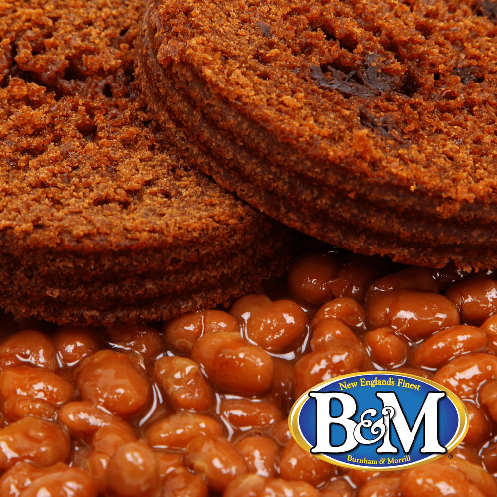 B&M rebanada untada con queso crema lista para comer