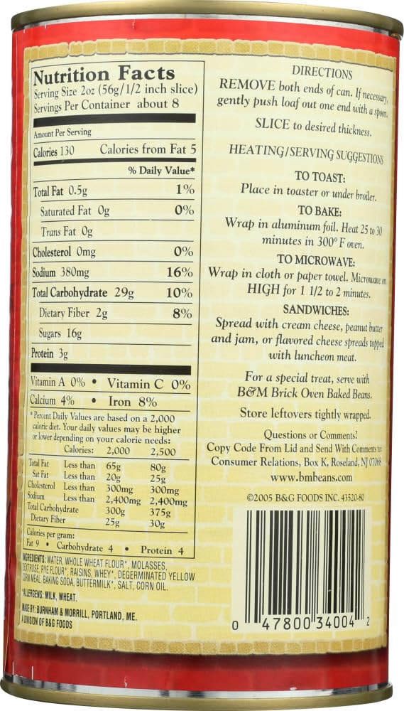B&M rebanada en plato lista para servir y aportar sabor fácil