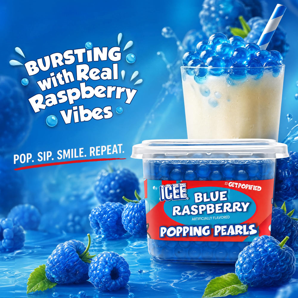BOBAVIDA perlas como topping sobre helado para realzar postres