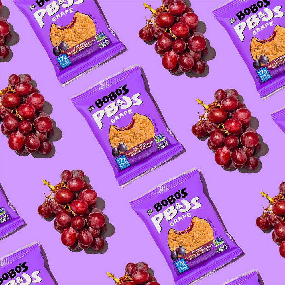 Bobo's etiqueta con certificaciones GFCO y Non-GMO para confianza