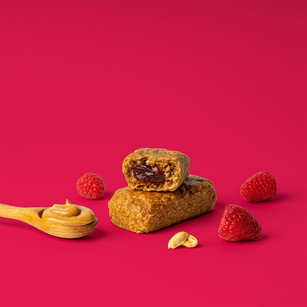 Bobo's barrita en mochila como snack práctico para viajes