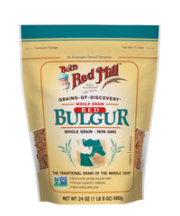Bob's Red Mill bulgur rojo en tabbouleh fresco listo para servir