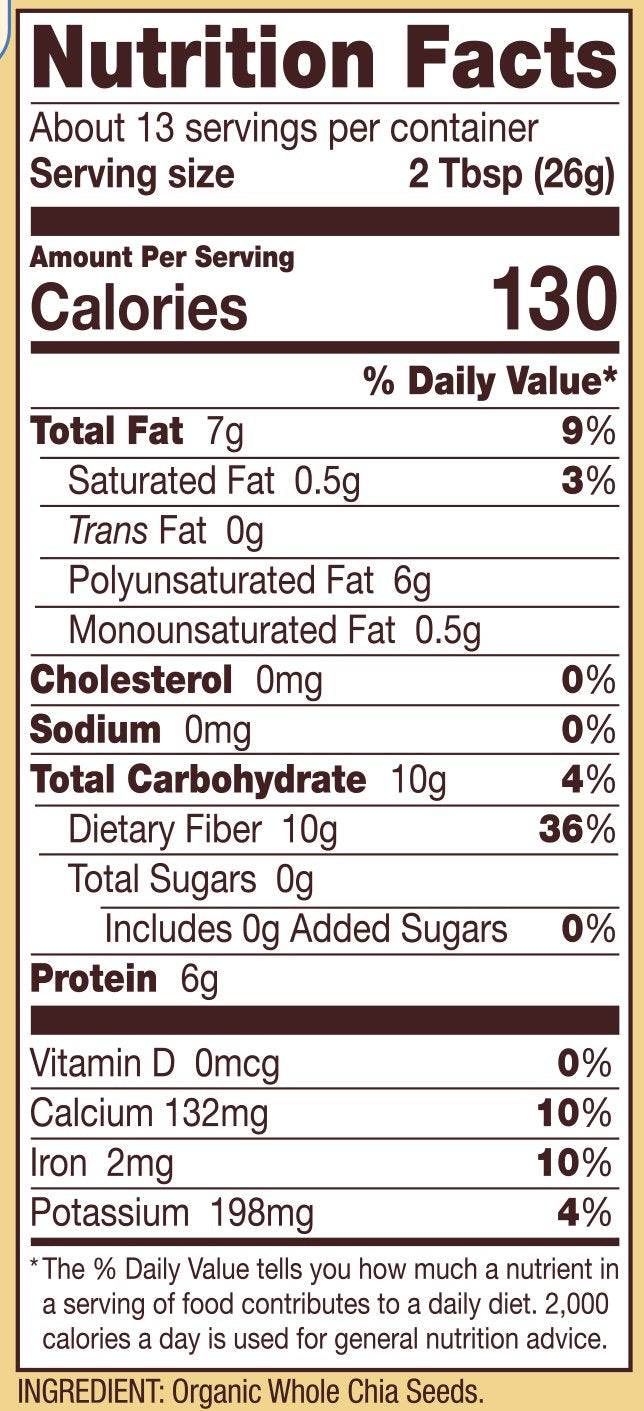Bob's Red Mill etiqueta con información nutricional visible, confianza al comprar