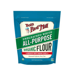 Bob's Red Mill frente del paquete mostrando 3 lb y sello orgánico, calidad confiable