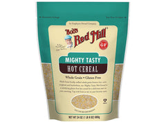 Bob's Red Mill frente del paquete mostrando etiqueta clara y beneficios del producto