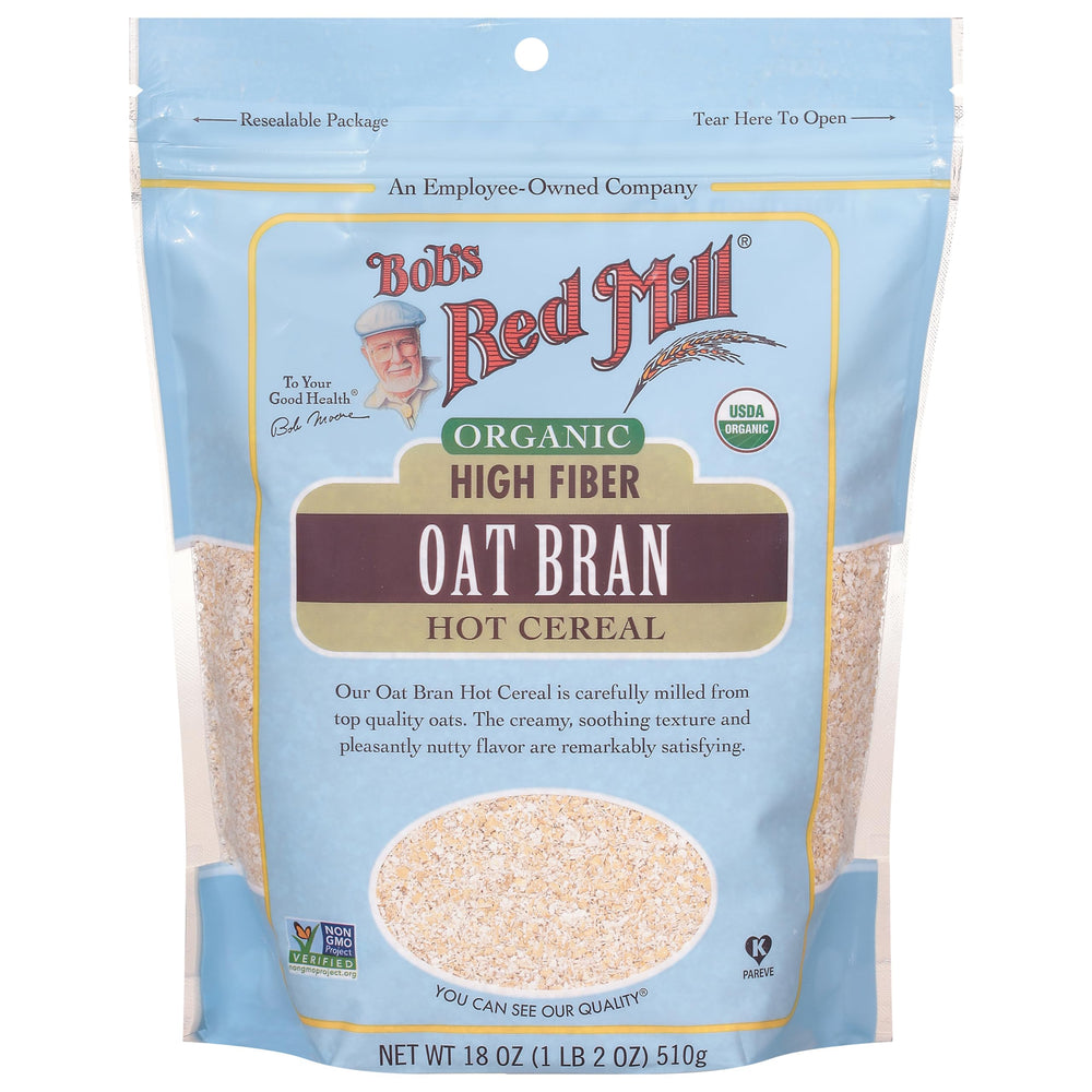 Bob's Red Mill porridge en tazón listo para comer con toppings saludables