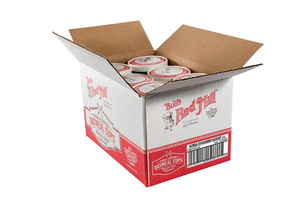 Bob's Red Mill comparación de tamaño de la taza para control de porción
