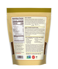 Bob's Red Mill porridge de teff servido en cuchara, listo para comer
