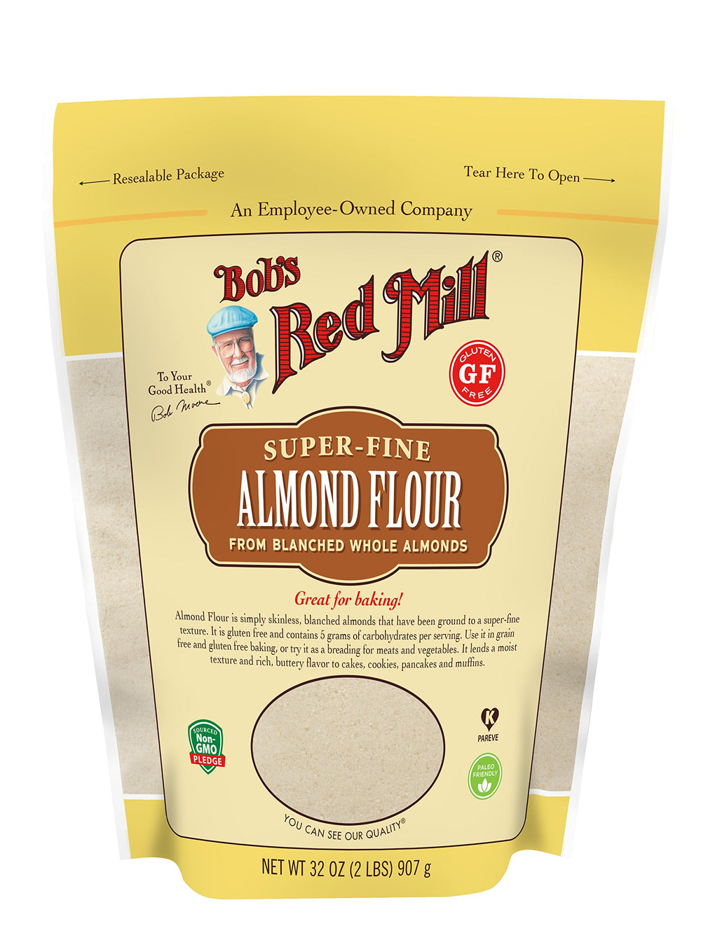 Bob's Red Mill empanado de pollo con harina de almendra para un crujiente bajo en carbohidratos