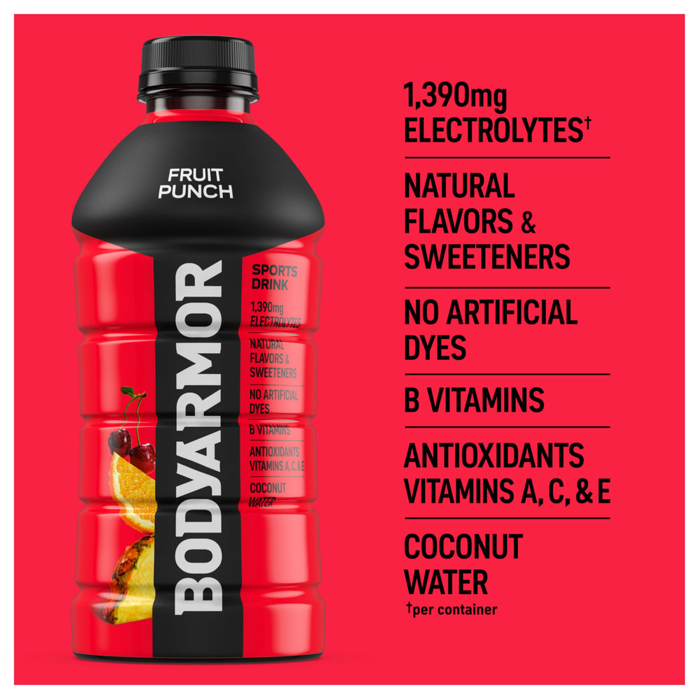 BODYARMOR caja de 15 botellas lista para eventos y abastecimiento de equipo