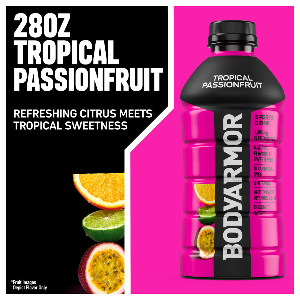BODYARMOR bebida en mano durante entrenamiento beneficiando hidratación