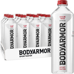 BODYARMOR botella frontal pack que muestra tamaño y diseño práctico