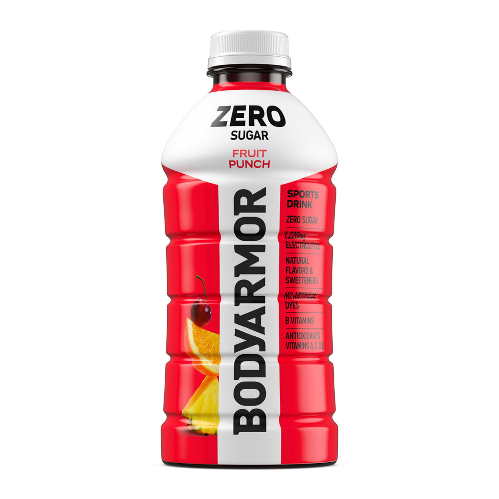 BODYARMOR botella en entorno outdoor ideal para hidratación activa