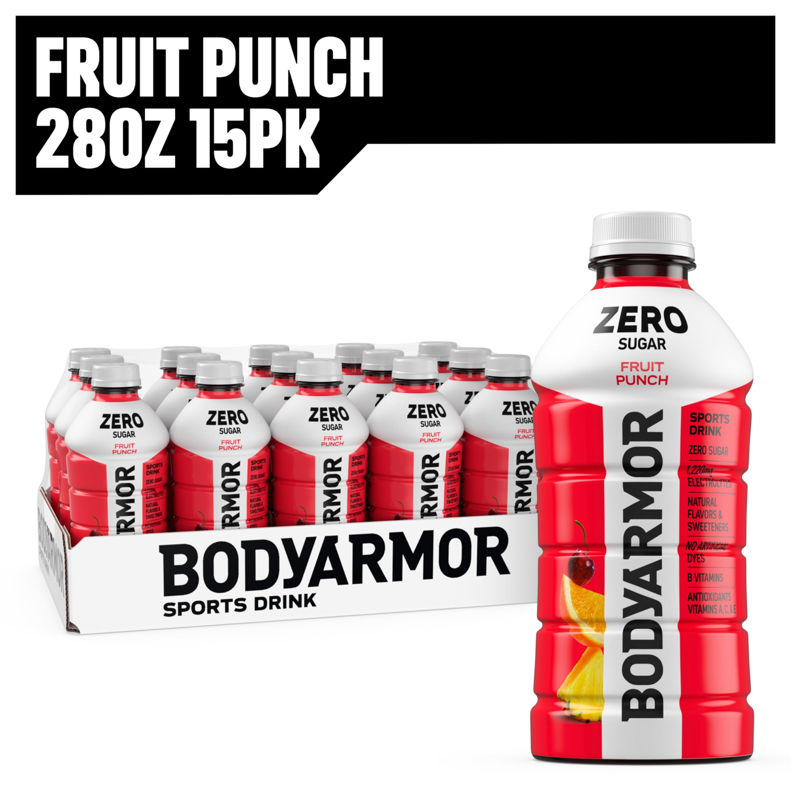 BODYARMOR tapa y cierre para transporte seguro y sin derrames