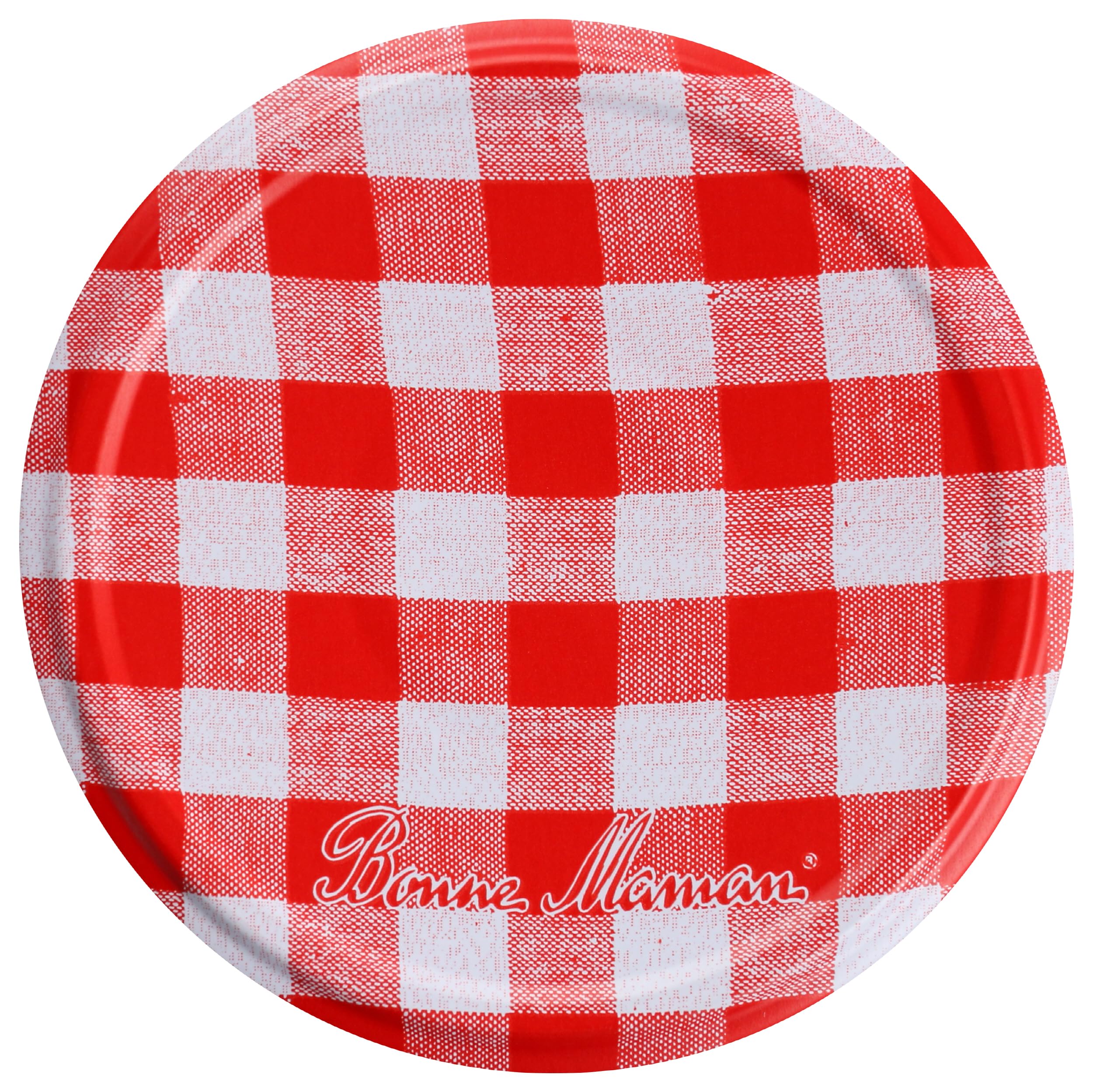 Bonne Maman junto a una taza para comparar tamaño del tarro