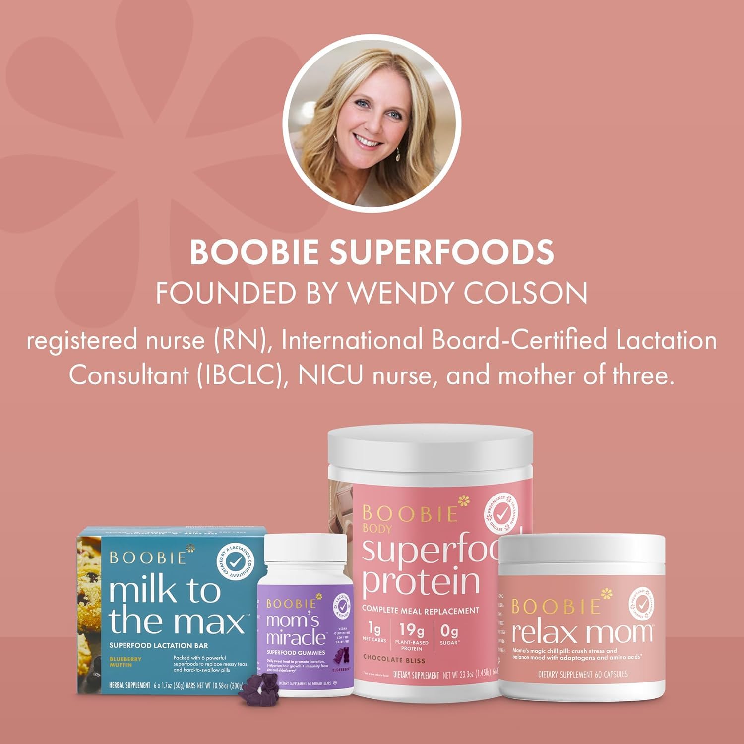 Boobie Brands caja abierta con barras individuales para almacenamiento fácil