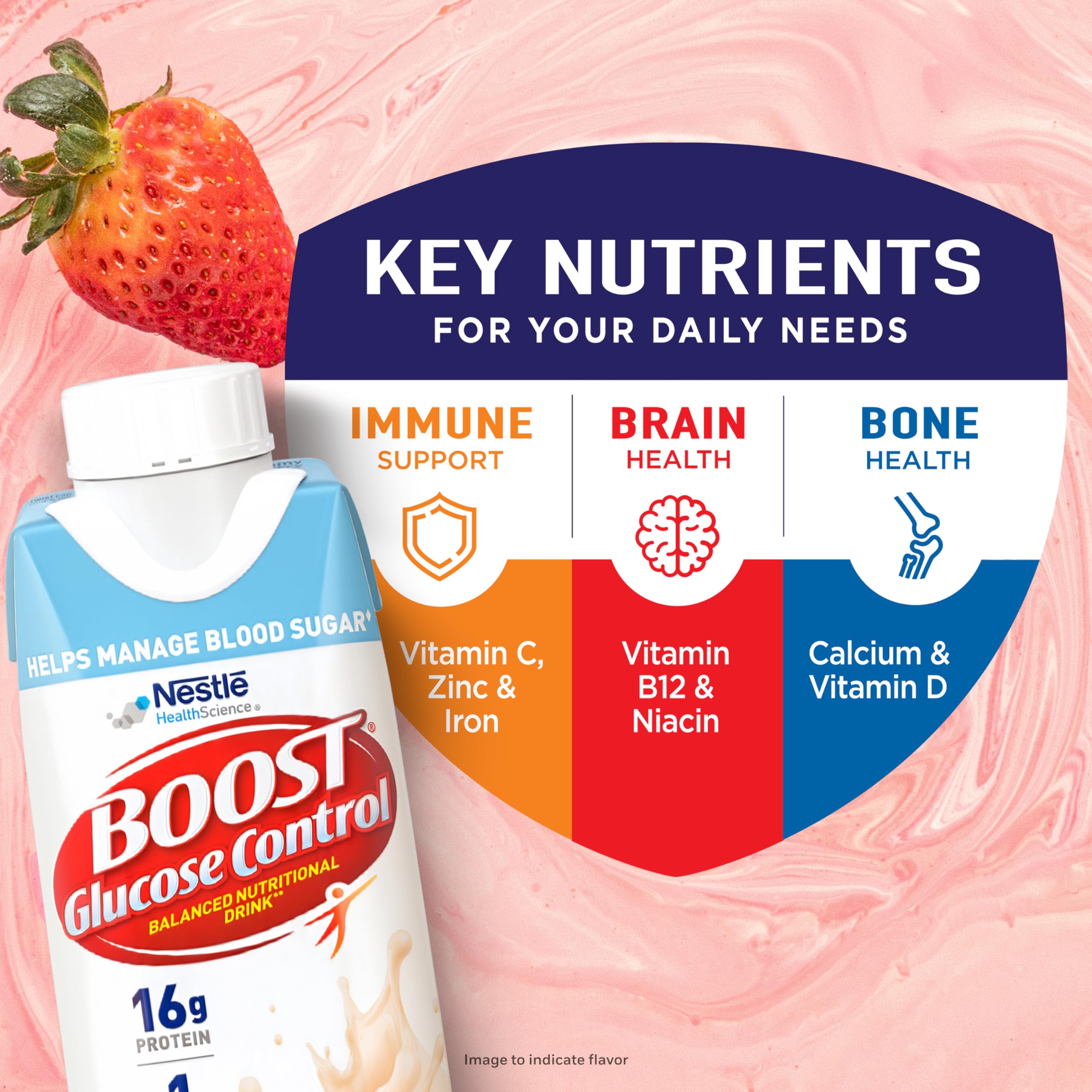 BOOST textura cremosa de la bebida mostrando consistencia y sabor