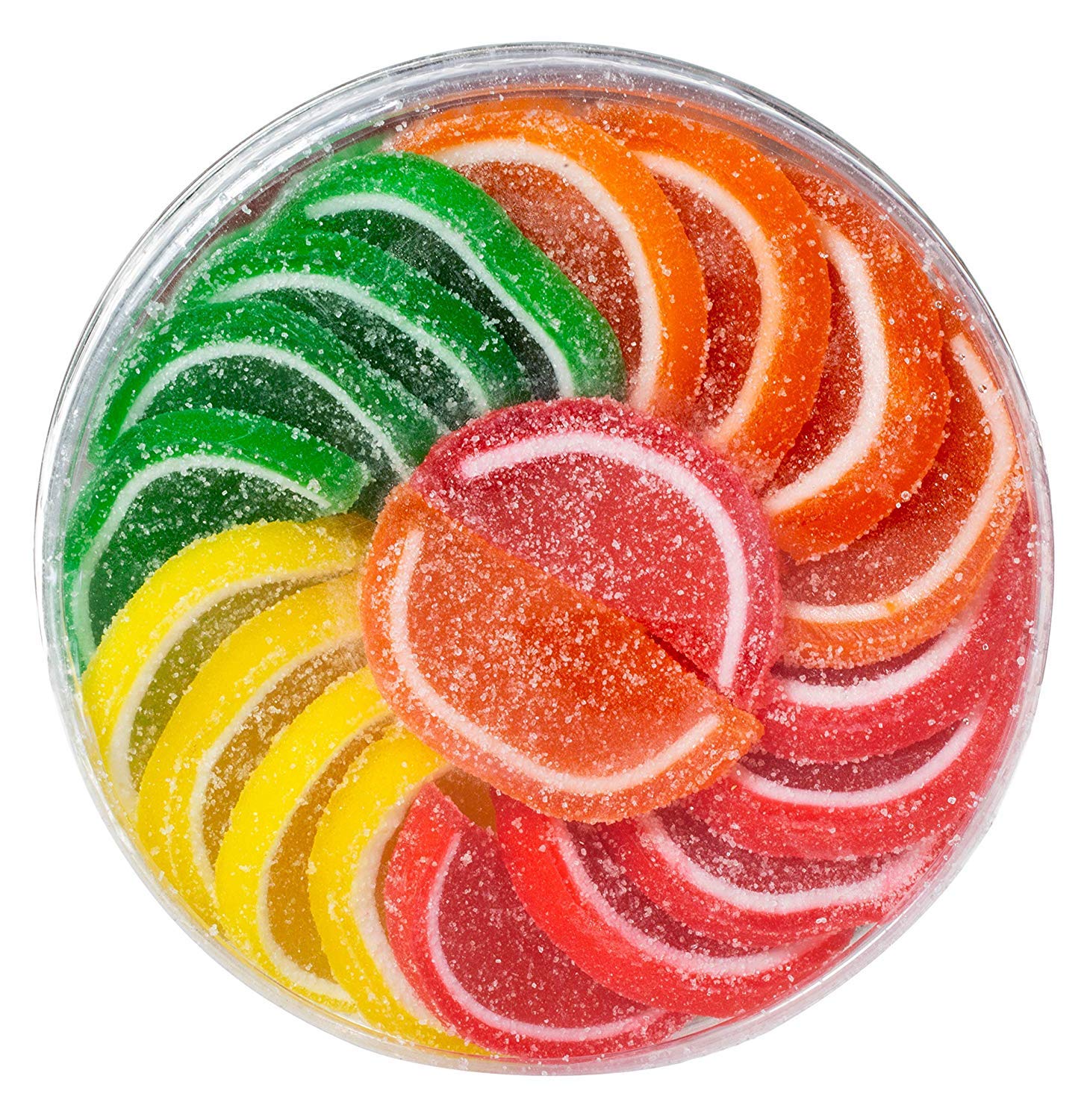 Boston Fruit Slices empaque frontal que muestra sabores y formato 11 onzas para compartir