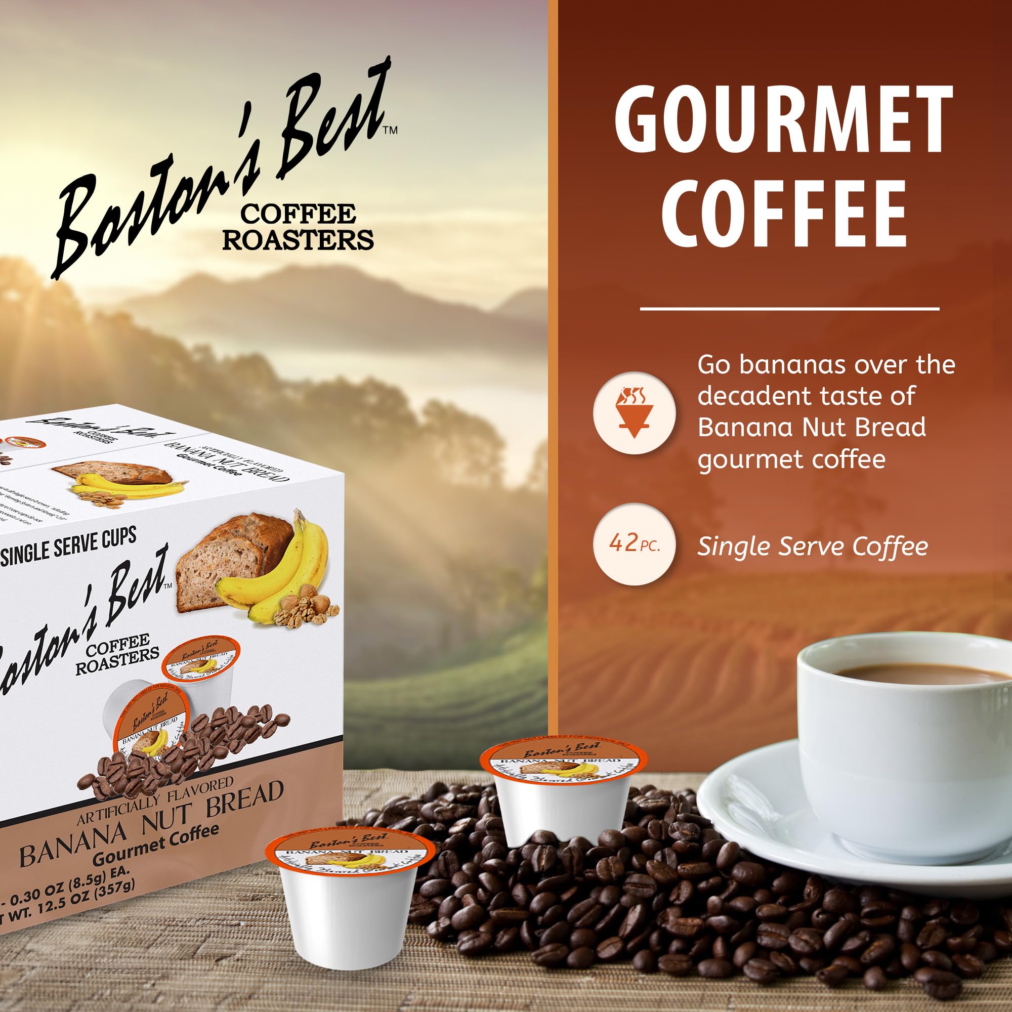 Boston’s Best cápsula individual compatible Keurig lista para usar fácilmente