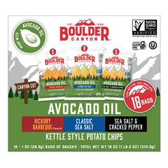 Boulder Canyon bolsa Sea Salt & Cracked Pepper con aroma picante