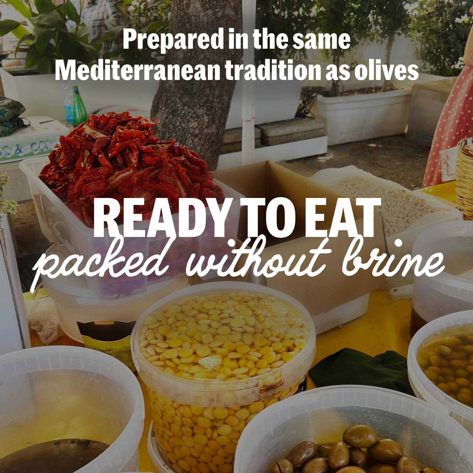 BRAMI etiquetas de sabores, identificación clara y selección mediterránea