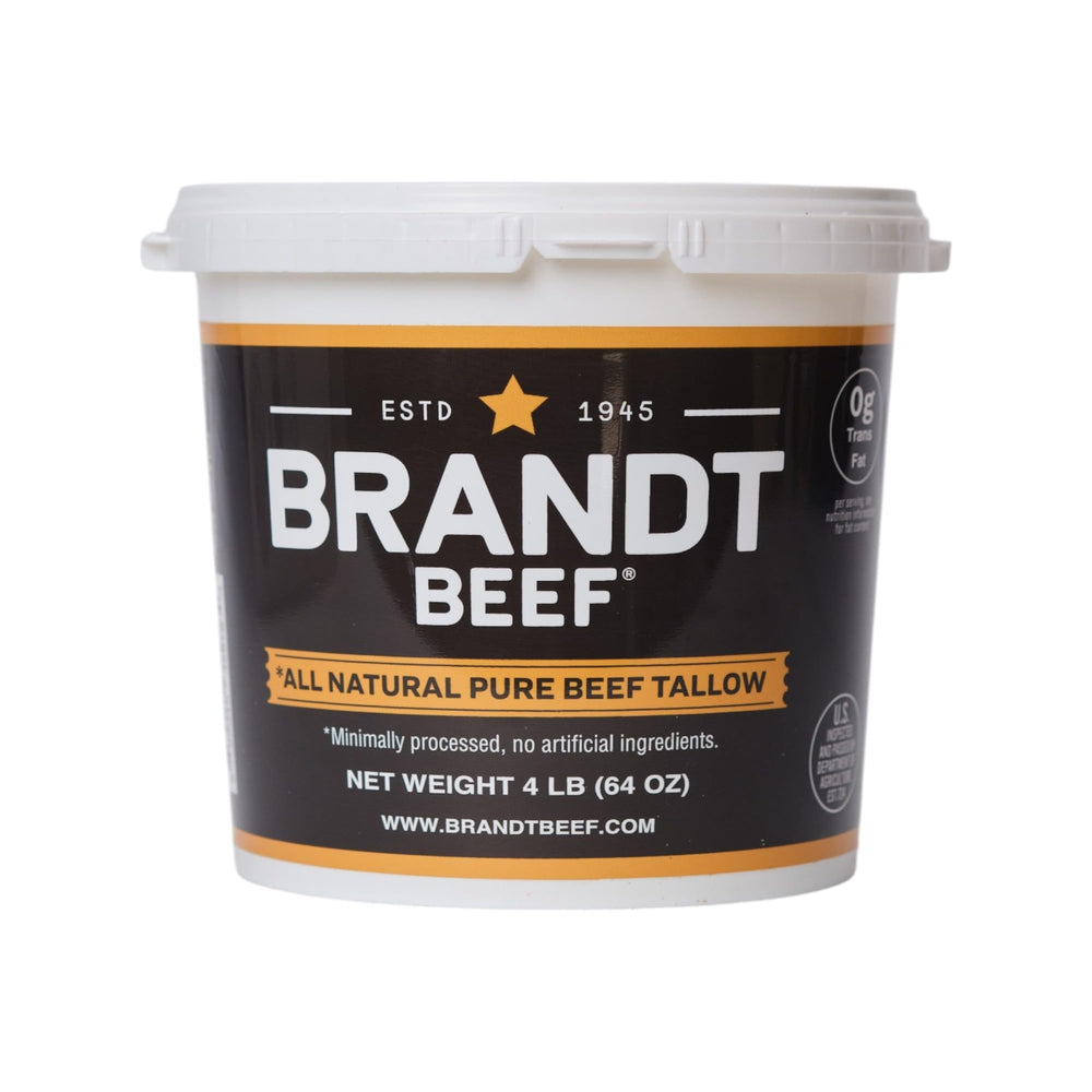 Brandt Beef envase frontal mostrando tamaño 64 oz y beneficio valor