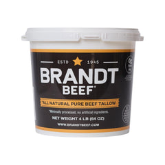Brandt Beef envase frontal mostrando tamaño 64 oz y beneficio valor