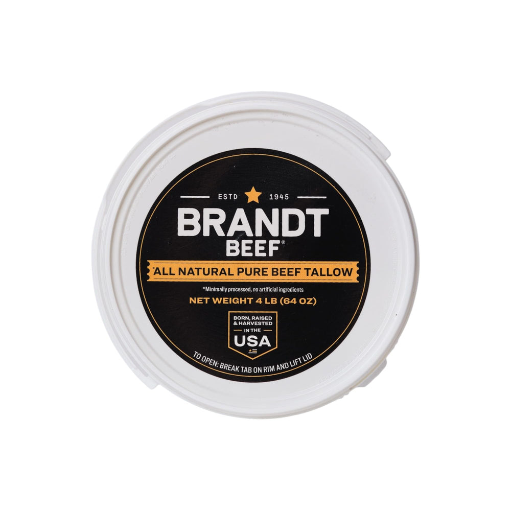 Brandt Beef tallow en sartén dorando alimentos con alto punto de humo