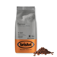 Bristot paquete frontal 1000g mostrando sello italiano y atractivo visual