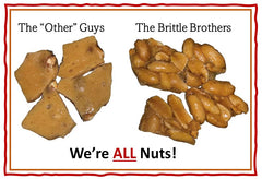Brittle Brothers primer plano de textura crujiente que destaca el anacardo