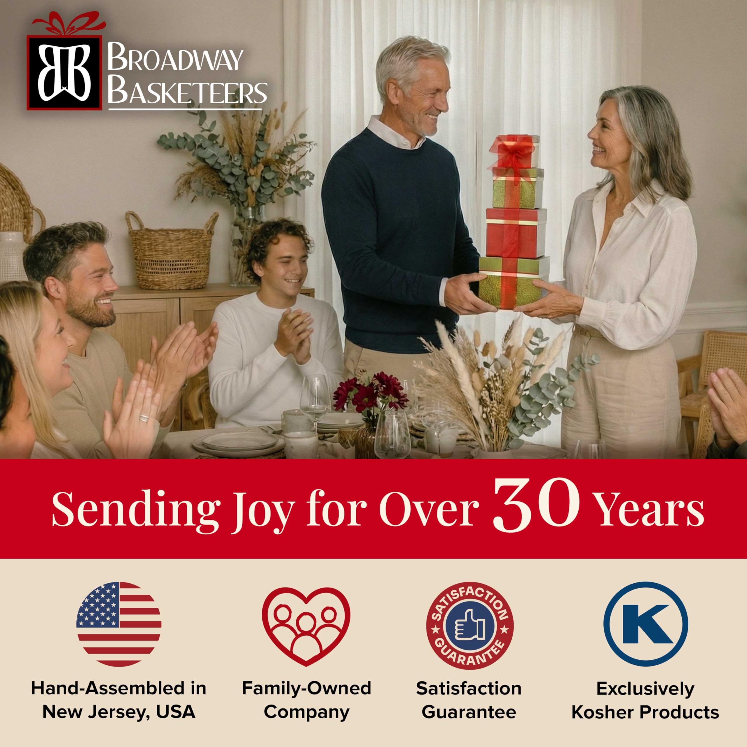 Broadway Basketeers contenedor vacío reutilizable para almacenamiento decorativo