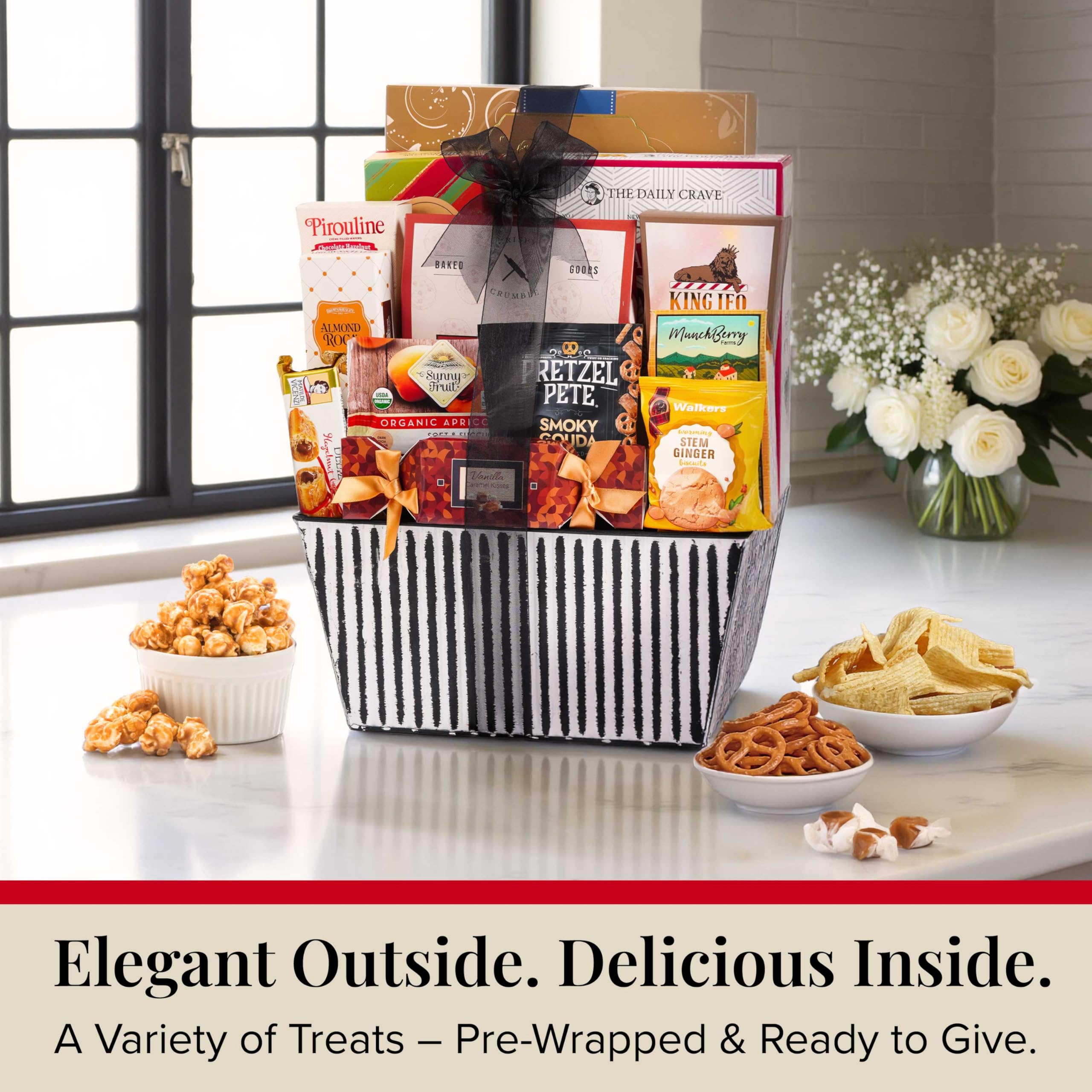 Broadway Basketeers etiqueta kosher visible, calidad certificada