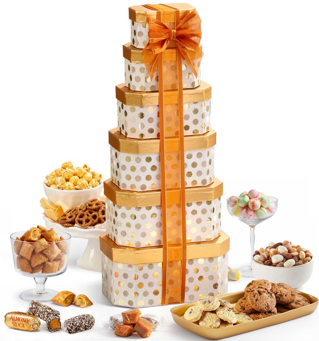 Broadway Basketeers torre frontal lista para regalar con aspecto elegante