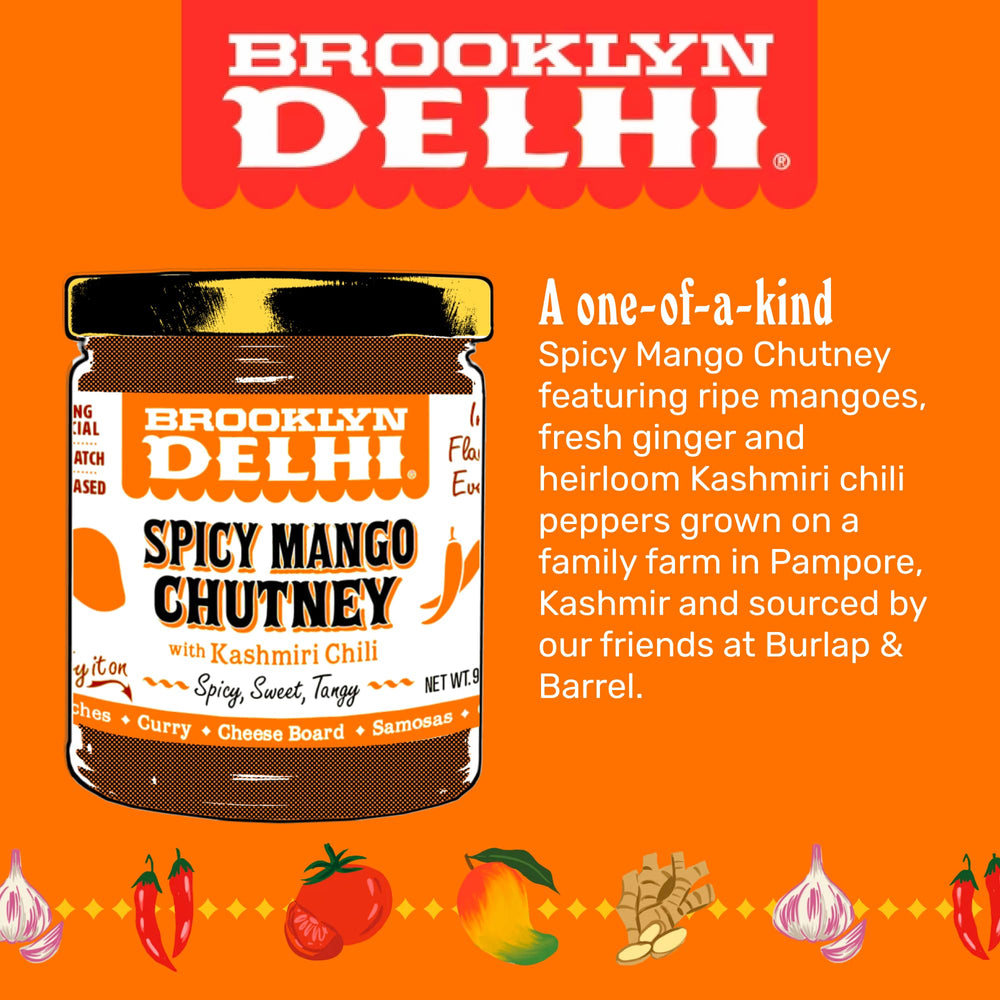 Brooklyn Delhi detalle de etiqueta que resalta ingredientes naturales y origen
