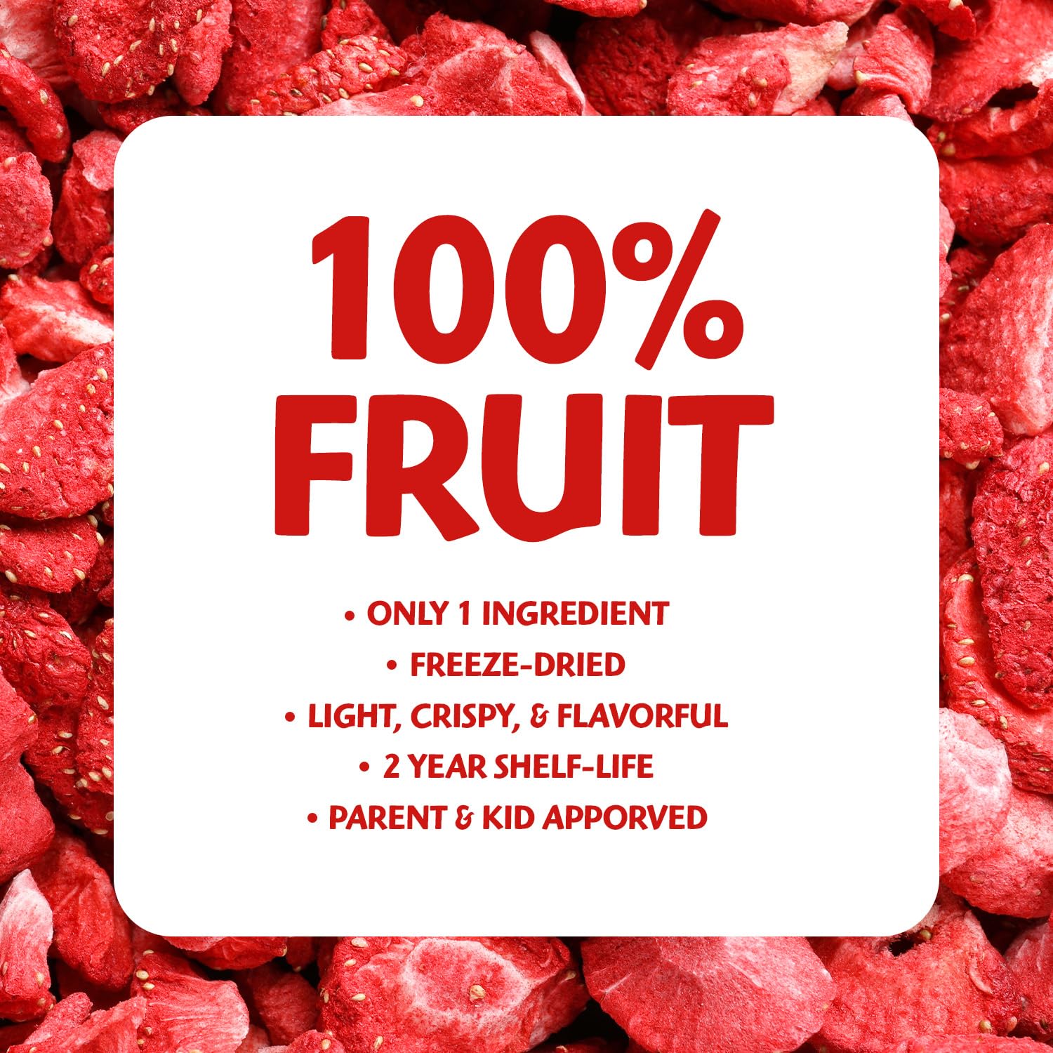 Brothers-ALL-Natural topping de fresas en yogur añadiendo color y crujiente saludable