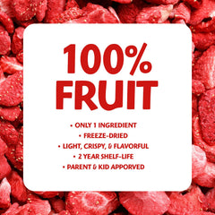 Brothers-ALL-Natural topping de fresas en yogur añadiendo color y crujiente saludable