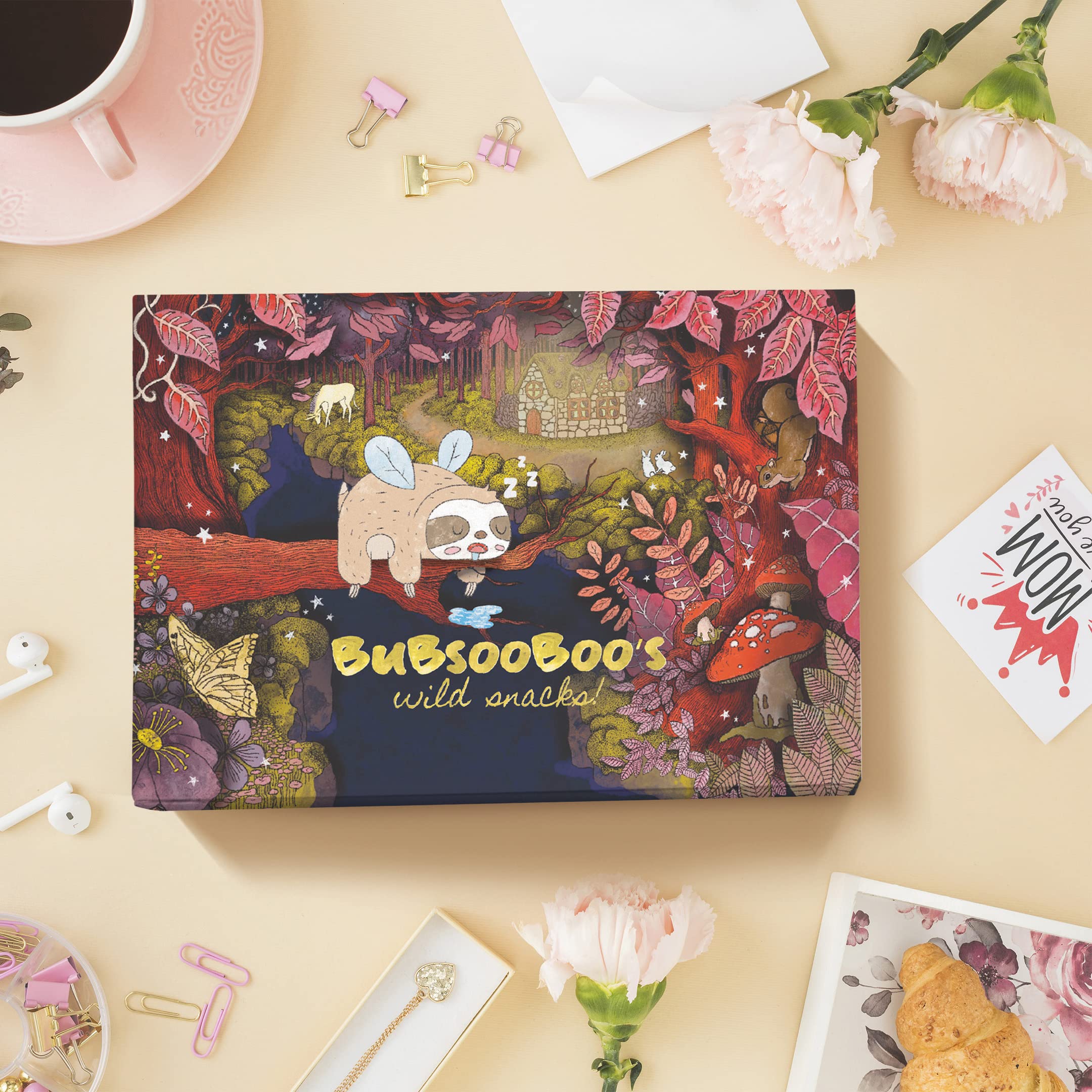 Bubsooboo's personas abriendo la caja compartiendo reacciones felices