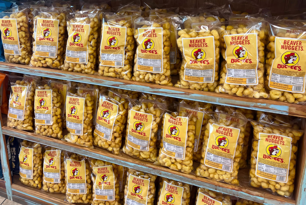 Buc-ee's en escenario de carretera para llevar en viajes y compartir