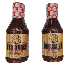 Buc-ee's botella frontal mostrando etiqueta y beneficio de sabor ahumado
