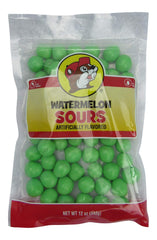 Buc-ee's bolsa resellable con bolitas sandía, color vibrante y conservación práctica