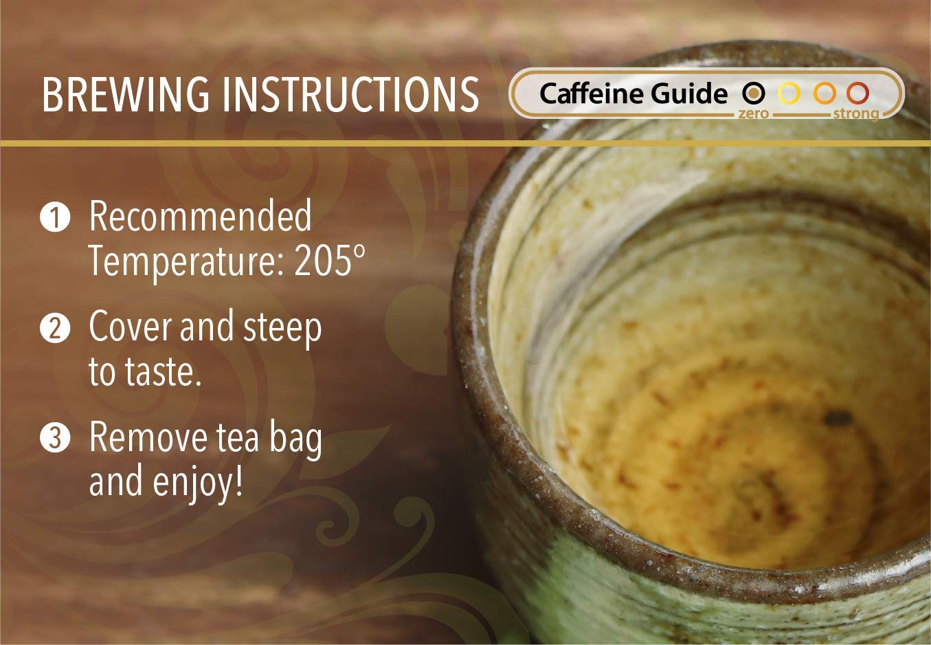 Buddha Teas etiqueta orgánica que certifica prácticas limpias