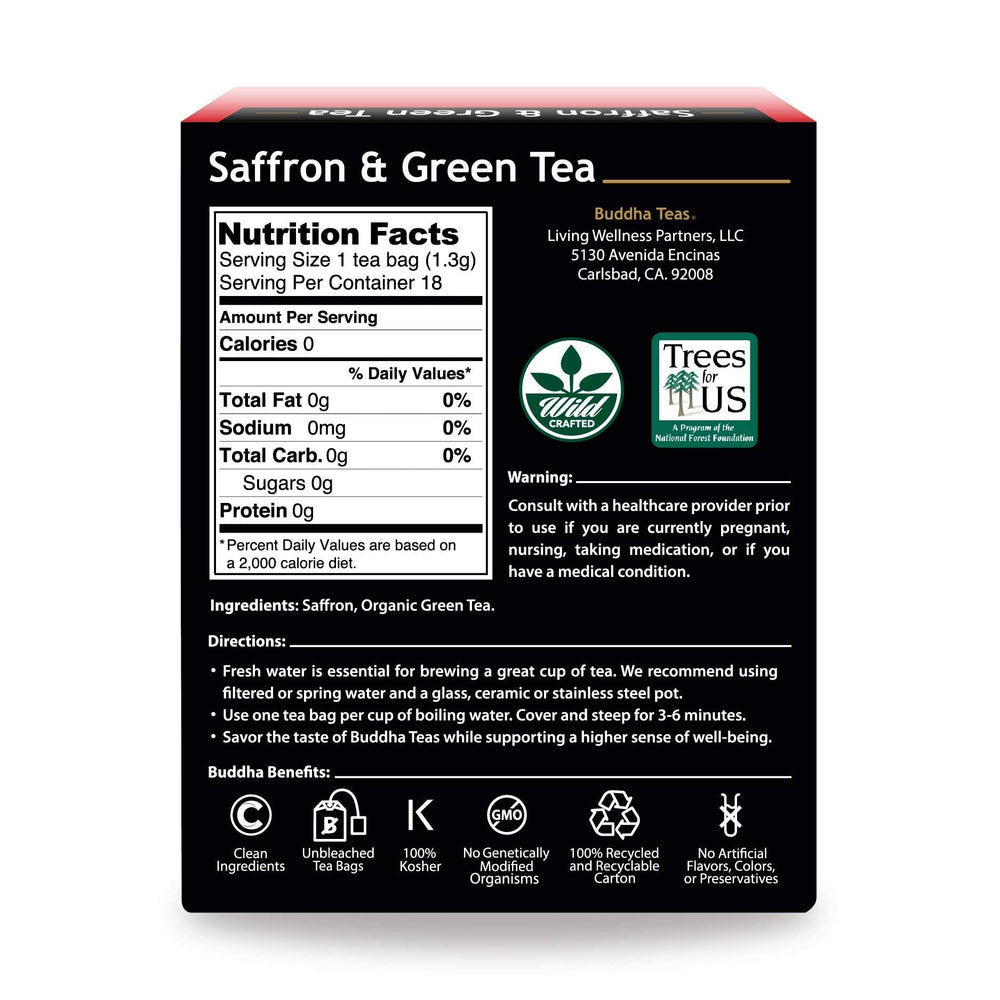 Buddha Teas detalle de hojas de té verde, textura y frescura que garantizan pureza