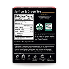 Buddha Teas detalle de hojas de té verde, textura y frescura que garantizan pureza