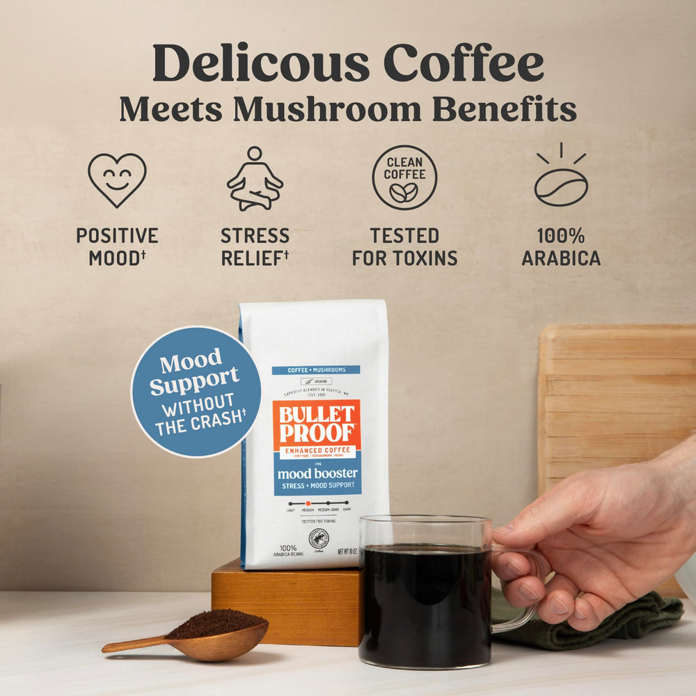 Bulletproof café molido textura fina ideal para métodos filtrados y espresso